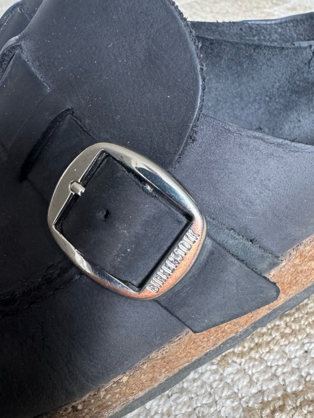 Birkenstock Buckley Clog Black Leather Buckle EU 39 (US 8-8.5) - Picture 13 of 17